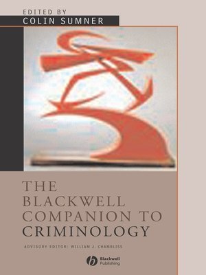 cover image of The Blackwell Companion to Criminology